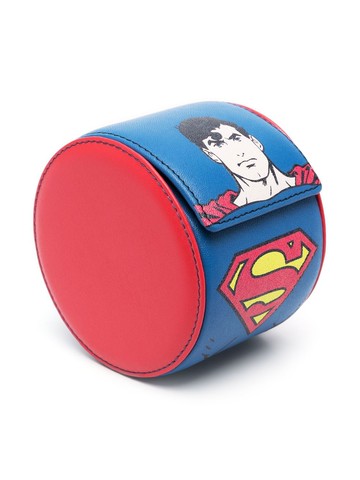 Kross Studio - Superman watch roll - unisex - Polyester Microfiber/Leather - One Size - Blue
