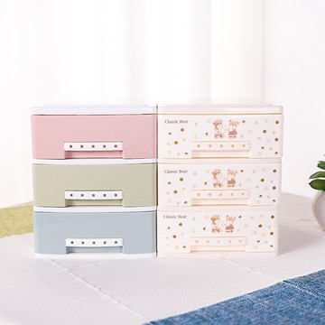 收納箱抽屜式衣柜內收納盒家用塑料整理箱衣服絲儲物1入