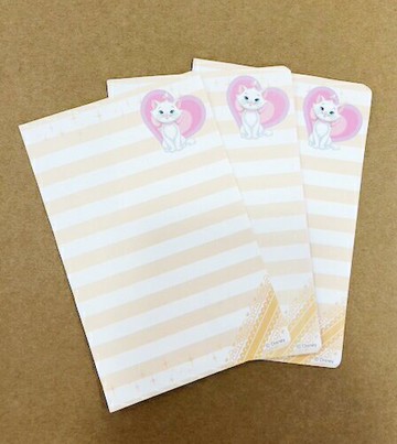 【震撼精品百貨】The Aristocats Marie 迪士尼瑪莉貓 便條紙-條紋07783 震撼日式精品百貨
