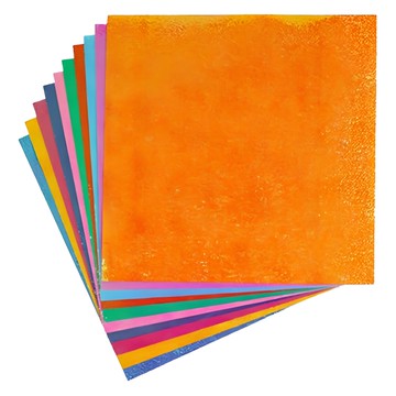 Misoroun 活動珠光色紙 彩色混合款 15x15公分 50張組  10色  1組