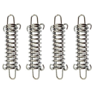 DIBOTE 迪伯特 高強度伸縮彈簧扣 W3004-5 4個  12 x 3.8cm  銀色