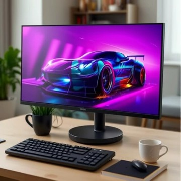 17英寸直面曲面HDMI辦公監控32英寸電腦顯示器高清液晶出口朝鮮{鑫弘-3C數碼}可開發票