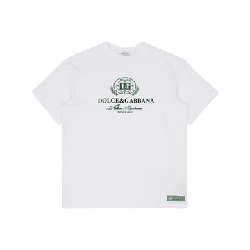 Dolce & Gabbana Kids 綠色 logo T-Shirt