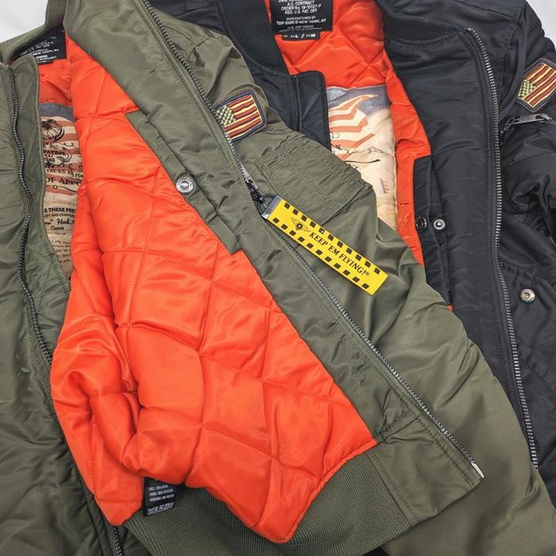 ☆【10%OFF 正規品/輸入品】Top Gun Fashion New York MA-1 ナイロン