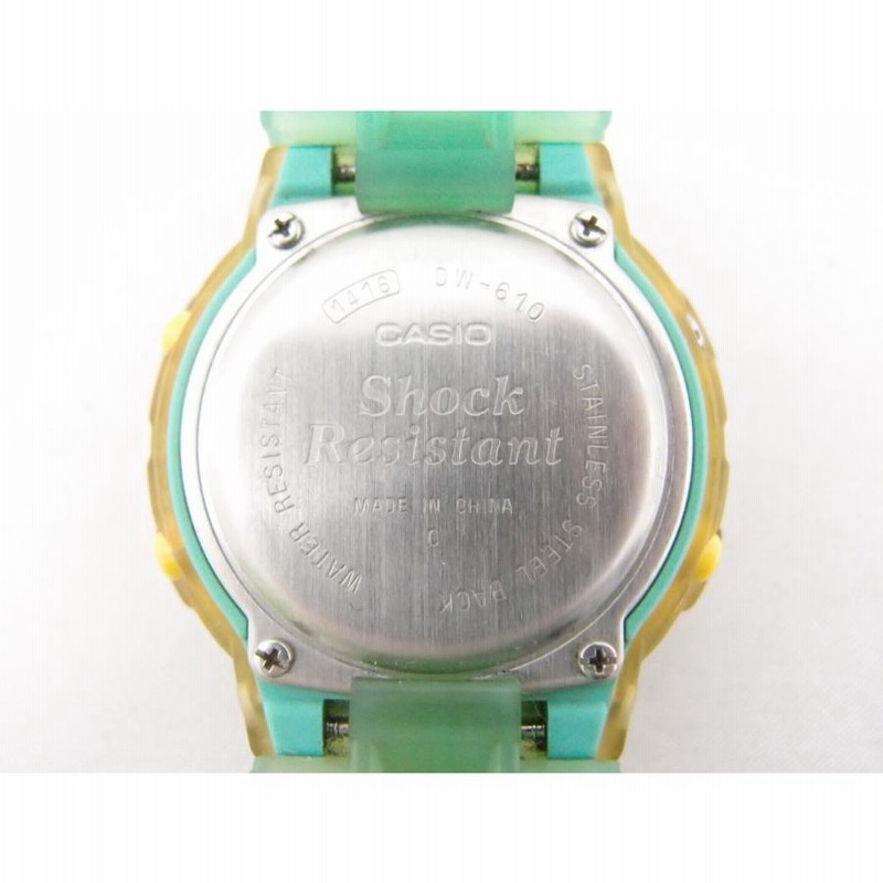 CASIO カシオ G-SHOCK ジーショック Baby-G ベビージー DW-610 クォーツ 腕時計 ○WA3789 | LINEショッピング