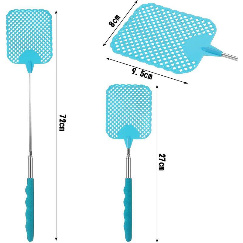 girldate ハエたたき 3個セット ハエ叩き 蚊たたき 害虫駆除 害虫キラー ゴキブリ用 手動 耐久性のある 伸縮式 便利グッズ 屋内