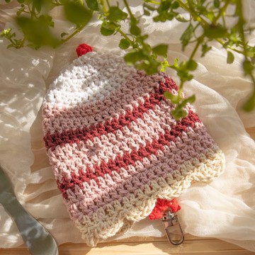 蛋糕鑰匙包-草莓