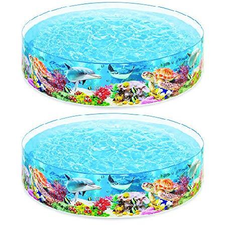 Intex SnapSet Kiddie x Foot Instant Swimming Pool, Deep Sea Blue