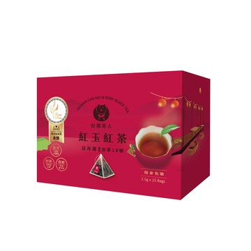 [家速配]金葉金獎茶包-日月潭紅玉紅茶2.5g X15