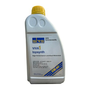 SRS VIVA 1 TOPSYNTH 5W40 合成機油【299免運領券再享折扣】
