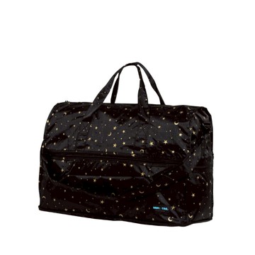 摺疊旅行袋(小) 花紋 四色 星空藍