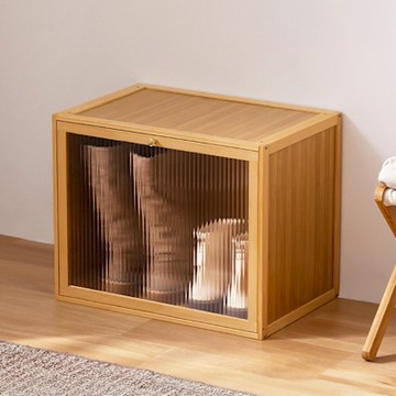 Happylife 楠竹可堆疊鞋櫃 大款長虹門 Y12023