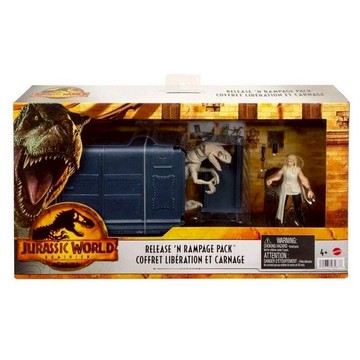 侏儸紀 Jurassic world侏儸紀世界狂暴恐龍場景組(不挑盒況)  Dinosaur  人偶 恐龍可動公仔組