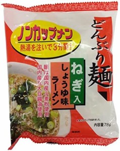 トーエー どんぶり麺・しょうゆ味ラーメン 78g×6袋