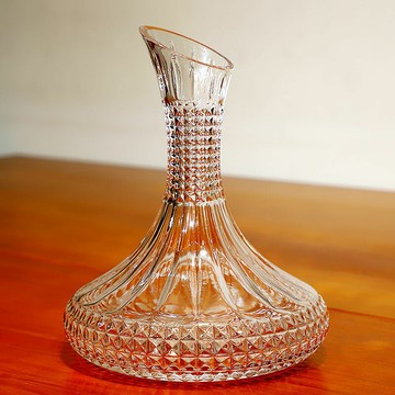 新款雕花水晶玻璃醒酒器紅酒杯套裝家用葡萄酒分酒壺倒酒醒酒器101YJ 快速寄出
