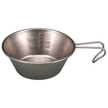 CAPTAIN STAG 鹿牌 鈦提耳碗  銀色  1個