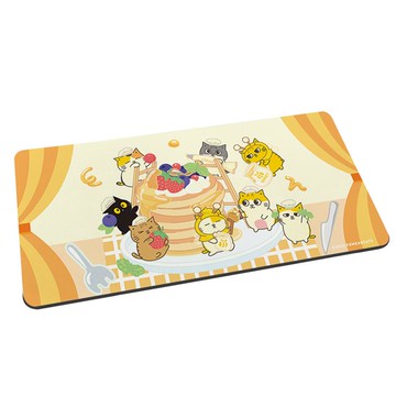 【黃阿瑪的後宮生活】軟式珪藻土吸水地墊-點心吃什麼系列 鬆餅派對 （80x38x0.5cm） _廠商直送