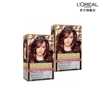 【LOREAL Paris 巴黎萊雅】優媚霜時尚魅力系列 護髮染髮霜172g X2 (多色可選)