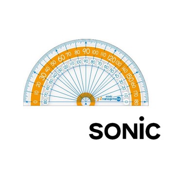 量角器 日本 SONIC  9公分 超大數字分度器  ( SK-7882 )【APP滿額下單10%點數(單一帳號最高5000點)】1/31止