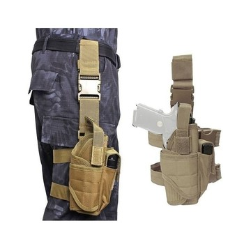 【全店免運 新北發貨】戶外軍迷戰術快拔搶包掛腰綁腿戰術腿包龍捲風槍套槍包多功能掛包戶外運動 機能裝備 多功能