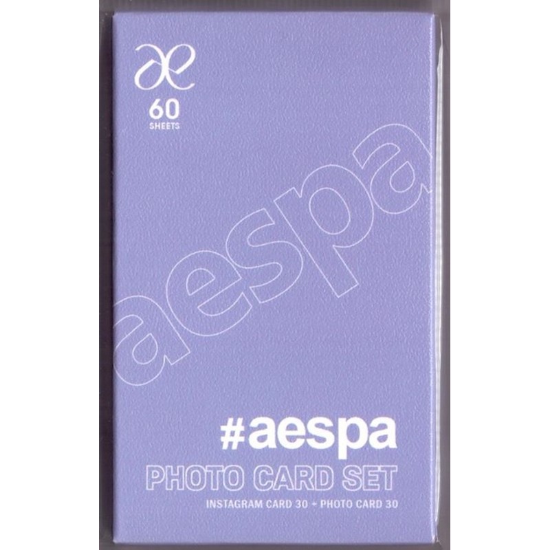 AESPA[エスパ ]スペシャル フォトカード [60枚セット] A-202210 | LINEブランドカタログ