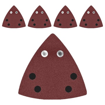 IMPERIAL BLADES OneFit磨切機用 魔鬼氈三角砂紙 120#  80 x 78 x 0.8mm  5個