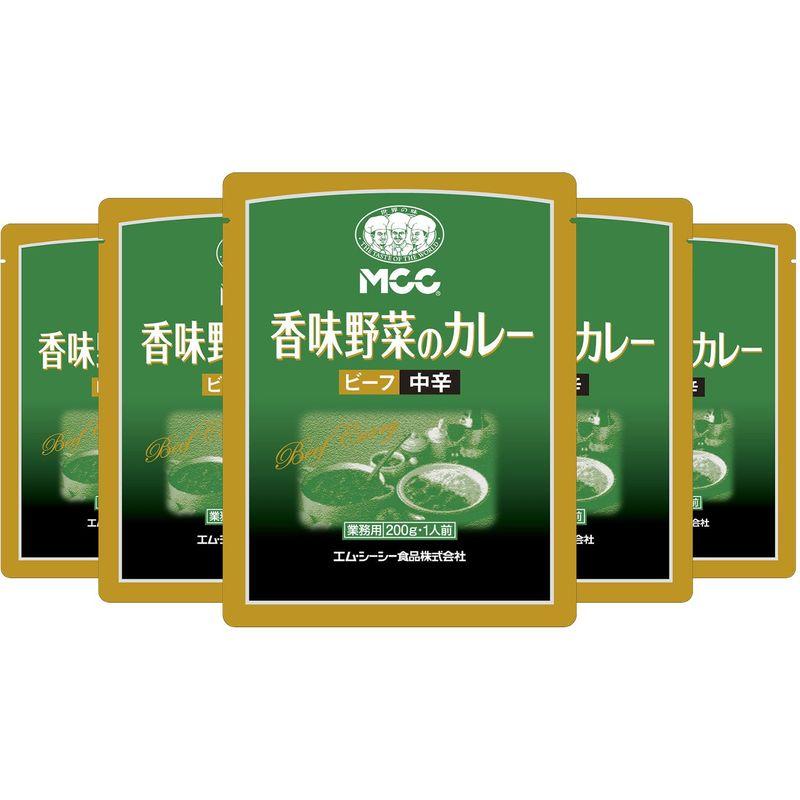 エム・シーシー食品 香味野菜のカレー(中辛) 200g×5個