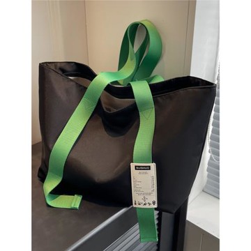 小眾尼龍托特包包女2025新款時尚手提布袋百搭大容量單肩通勤大包