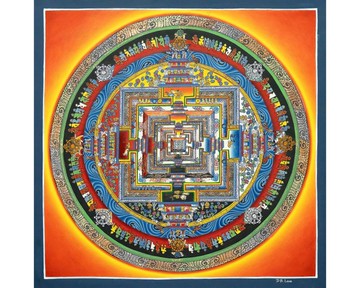 时轮曼荼罗唐卡——时间之轮的传统描绘