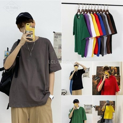 メンズ Tシャツ 五分袖 カップル服 春夏秋 ゆるい トップス 韓国ファッション 原宿系 ヒップホップ ダンス カジュアル ストリート風 通販 Lineポイント最大get Lineショッピング