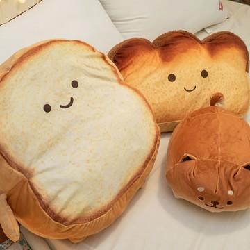 麵包家族抱枕 三種角色可選 可愛療癒 棉床本舖