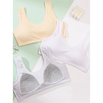 發育期中學生內衣透氣文胸女童背心無鋼圈高中生少女運動文胸胸罩