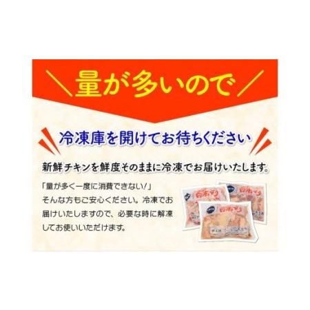 ふるさと納税 日南どり もも肉 2kg ＆ むね肉 2kg セット 計４kg 宮崎県川南町