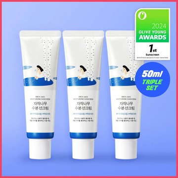 [TRIPLE] ROUND LAB Birch Juice Moisturizing Sunscreen 50ml Triple Set
