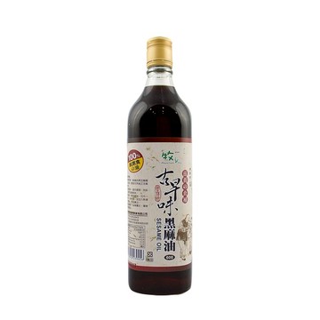 牧馬-古早味黑麻油 600ml/罐