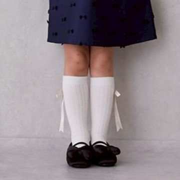 petit main 品牌旗艦店 蝴蝶結平底鞋 【日本直接出貨】