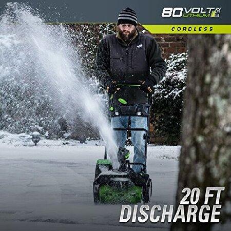 Greenworks Pro 80V 20-Inch Cordless Snow Blower, Tool Only