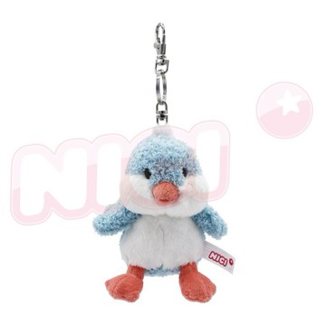 【NICI】91645_山藍知更鳥造型飲料套鑰匙圈