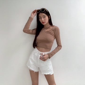 【Aa.chic】歐美設計感簍空挖肩上衣(四色).女裝/上身/歐美/設計感/簍空/挖肩/上衣【C516901】