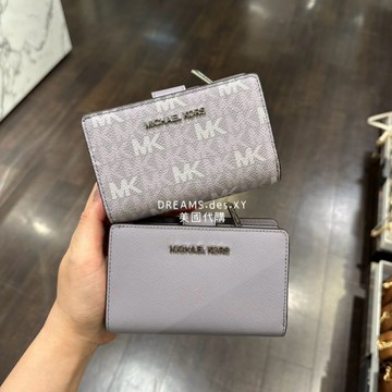 現+預👼🏻美國代購🇺🇸Michael kors MK 中夾 專櫃款 防刮 短夾零錢包 女生錢包 女款 多色 零錢袋 卡片
