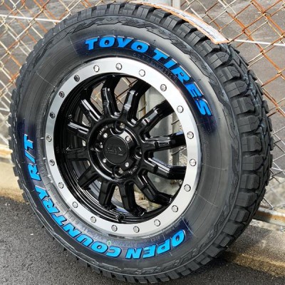 ジムリィ!! エブリィ エブリィワゴン 新品 14インチ タイヤホイールセット TOYO OPENCOUNTRY RT 165/80R14  ホワイトレター リフトアップ | LINEショッピング