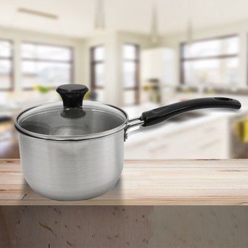 原味304不鏽鋼小牛奶鍋-15cm-附蓋-1組