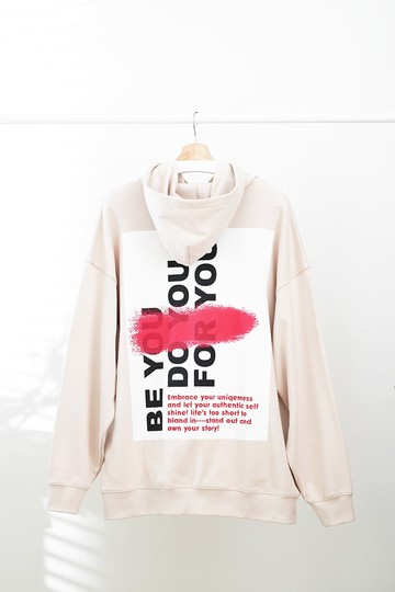 BE YOU DO YOU FOR YOU 貓智慧 連帽T 中性 by Toby Black