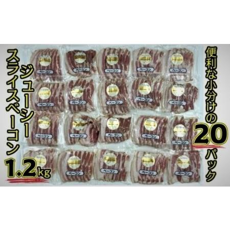 ふるさと納税 A05048　ジューシーベーコンスライス1.2kg 大分県大分市