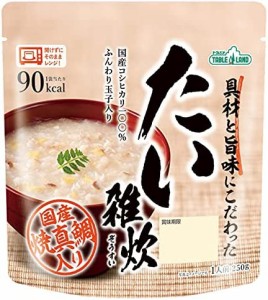 テーブルランド 具材と旨味にこだわったレンジ対応たい雑炊 250g×12袋