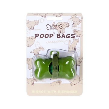 【4入組】PetBreeze環保狗便袋(薰衣草香氛) 18入 (買二件贈送寵物玩具*1包) (EFDS18)