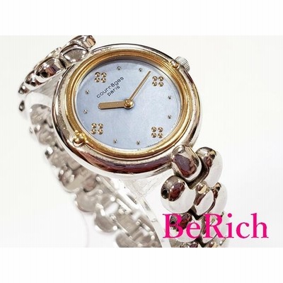 クレージュ courreges レディース 腕時計 V400-0590 水色 ブルー