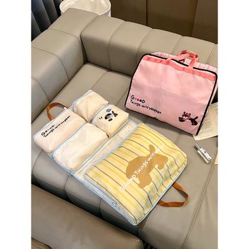 旅行收納袋整理包掛式行李箱內衣內褲襪子三合一出差貼身衣物分裝