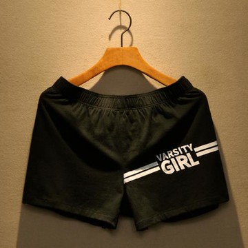 寬松男士內褲夏季純棉男平角褲衩薄款透氣個性潮流運動四角短褲頭