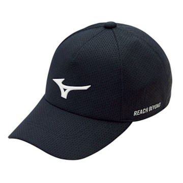 MIZUNO 美津濃 帽子 運動帽 棒球帽 遮陽帽 黑 32TWC10309P